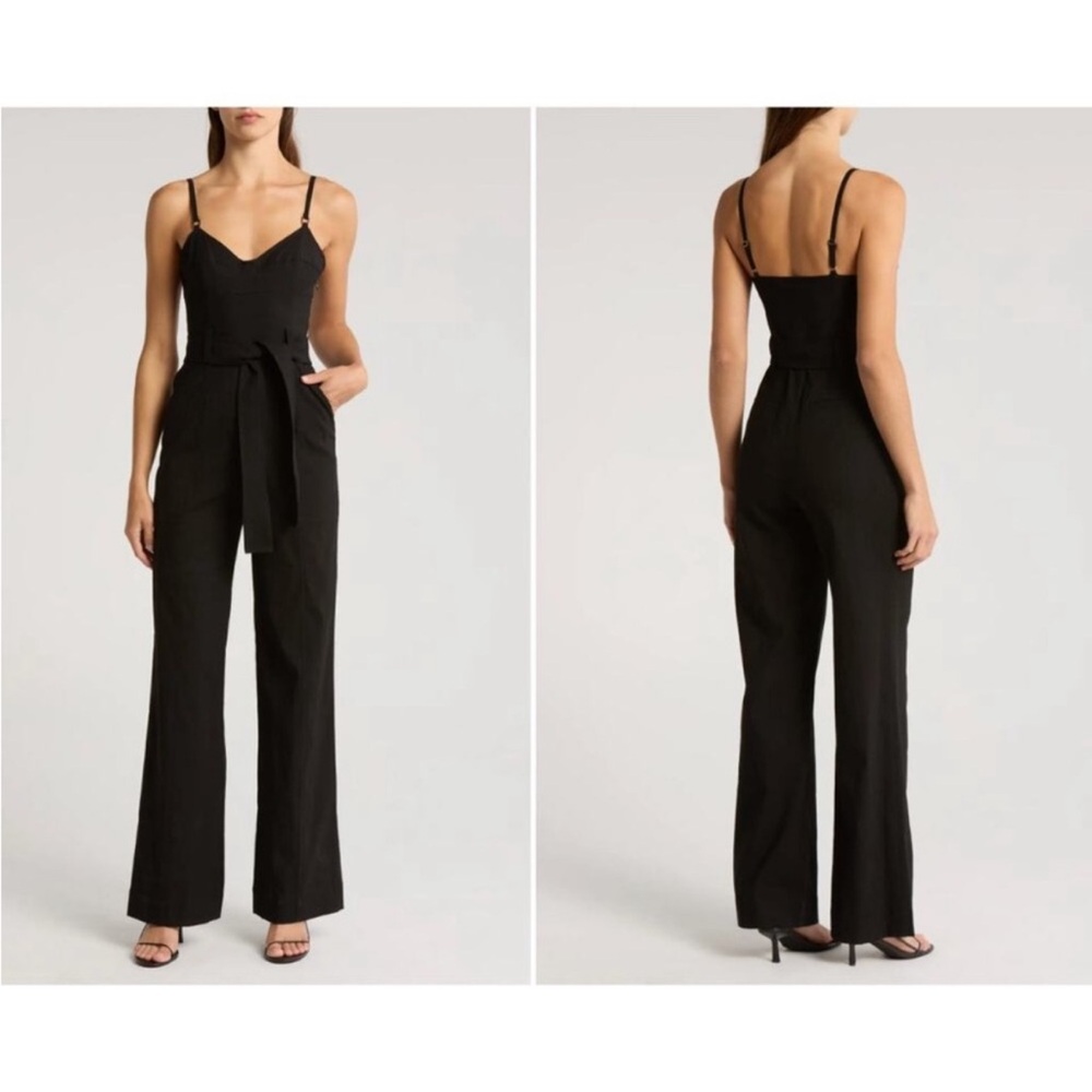 Like new ALC black jumpsuit, super flattering on. Easy to wear so many places.